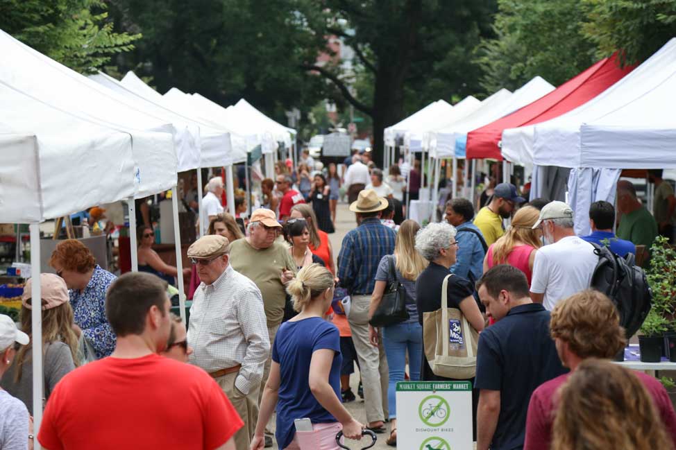 A Weekend Guide to Knoxville: What to Do, Where to Go, Where to Stay in Tennessee | The Downtown Farmers' Market on Market Square
